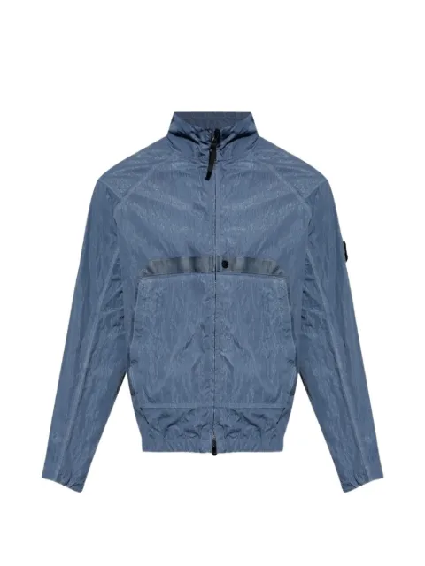 Stone Island Q100009 warp rib nylon-TC jacket Blue L2S15Q100009S0405