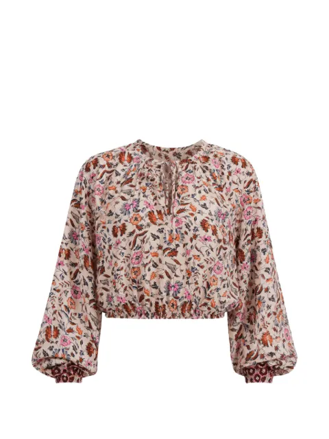 Natalie Martin Amelia floral-print top Neutrals R167SS2604
