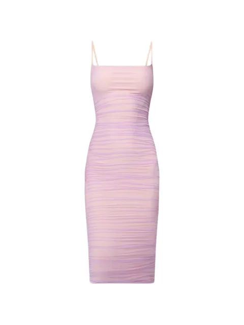 Herve Leger The Zia ruched midi dress Pink RMS8563968