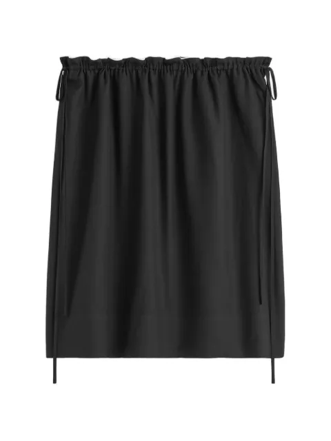 TOTEME silk pajama skirt black Black 263WRB0521FB0693