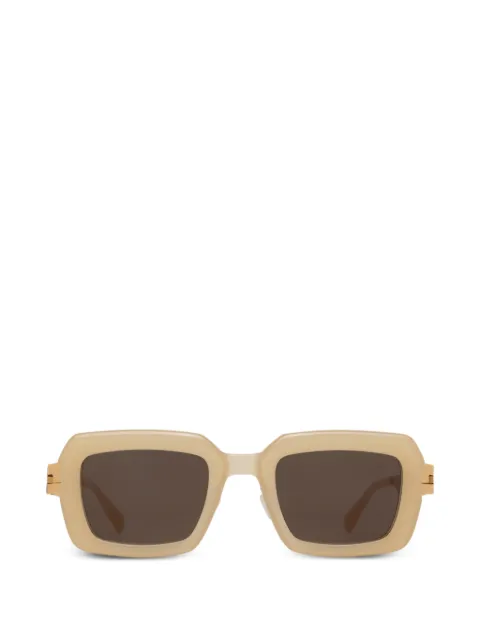 Mykita Una rectangle-frame sunglasses Neutrals UNA