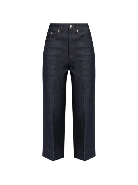 A.P.C. Thelma jeans cropped wide-leg jeans Blue COZZIF09248