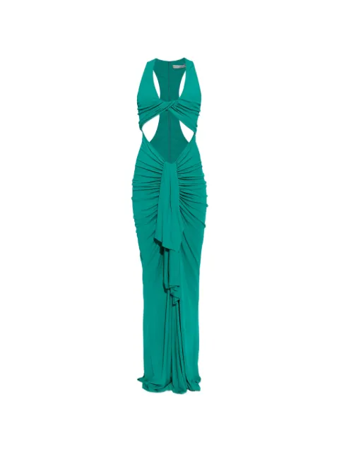 Christopher Esber Vivenda maxi draped cutout dress Green 230233380