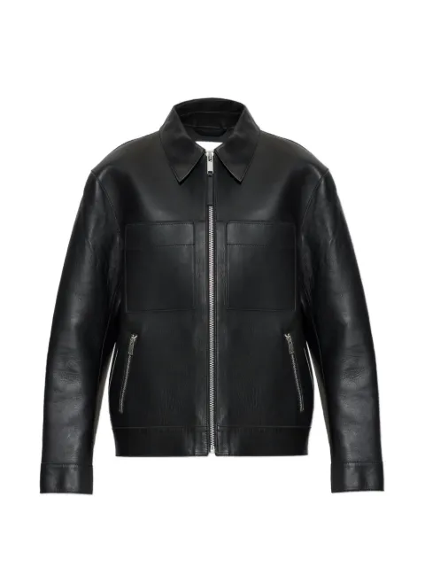 SAMSOE SAMSOE Sastevie leather jacket Black F251001480