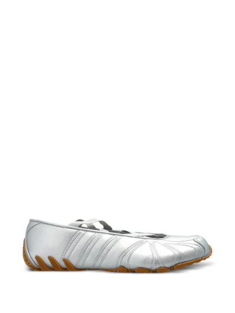 adidas cross-strap ballet flats Silver HQ7636