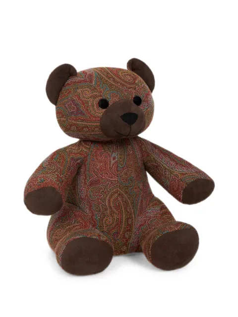 ETRO HOME Arnica paisley-print teddy bear Brown UHQA0001AQ14TS9860