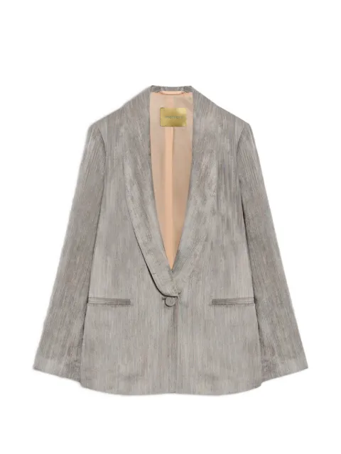 MOMONÌ Pembroke corduroy shawl-collar jacket Grey 266MMOJA01726627MO