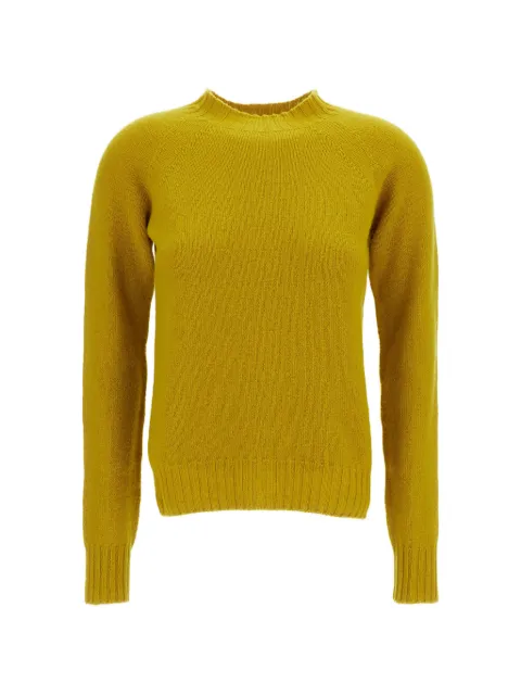 Drumohr mock-neck raglan-sleeve sweater Yellow L5W113TL225
