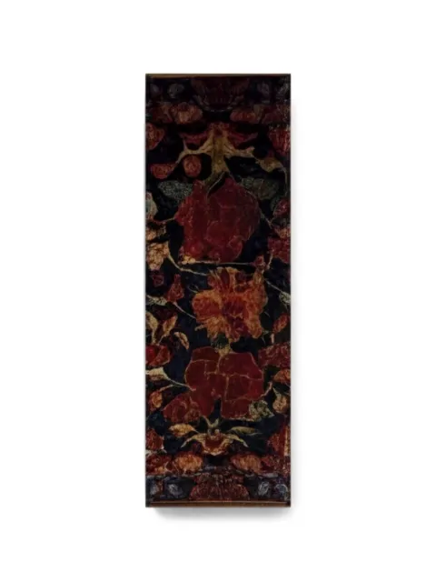 Pierre-Louis Mascia patchwork-print fringed scarf Black KANADAS065X200D518913102