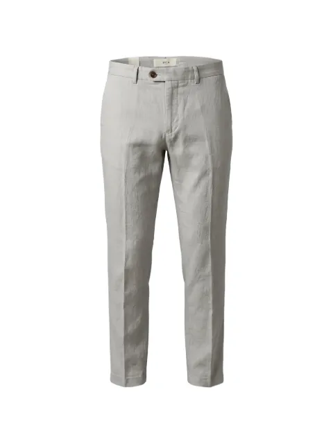 Briglia 1949 Naviglio pressed-crease trousers Grey 300044