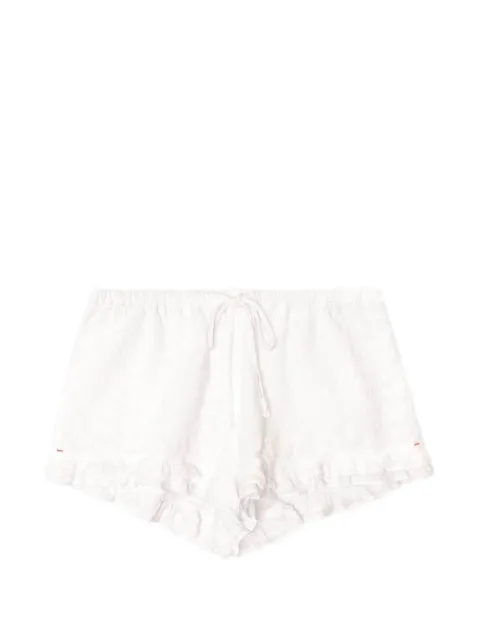 Xirena Mimi ruffled mini shorts White X7DSP045