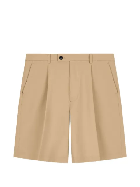 Emporio Armani bermuda shorts in seersucker with down and feather padding Neutrals EM006778AF28011