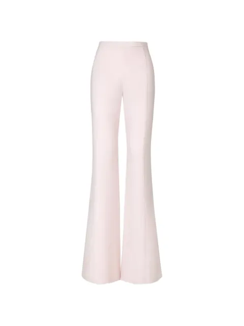 Costarellos Maree pressed-crease flared trousers Pink SS2642