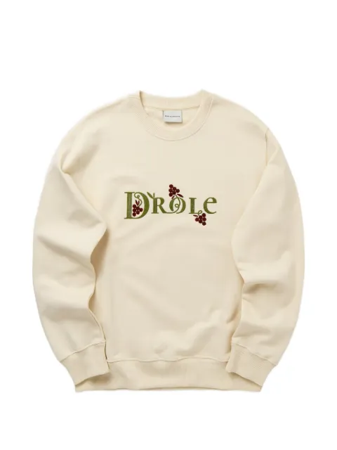 Drôle De Monsieur Heritage sweatshirt Neutrals LSW206CO127LBG