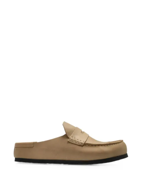 Birkenstock Naples leather loafers Neutrals 1032718