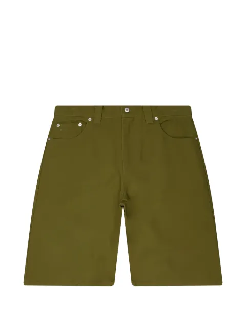 Metalwood Studio canvas shorts Green 26SS0703SLF