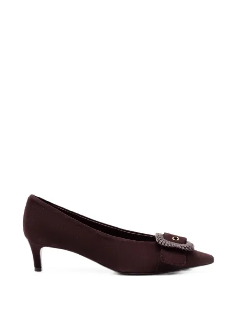 Roberto Festa Mirella braided-detail pointed-toe pumps Brown MIRELLACAMOSCIOMORO
