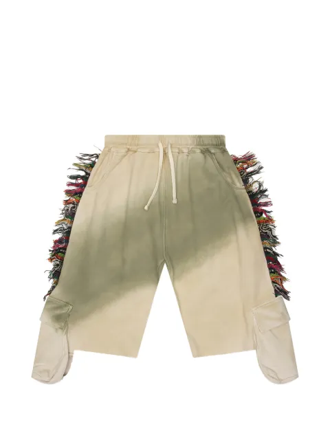 Alchemist Victory fringed-trim cargo shorts Neutrals ALSS26MJSPA21B