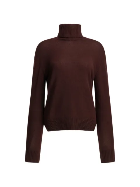 Semper roll-neck cashmere sweater Red WMNROLLCASHMERLOT