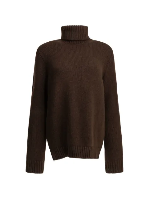 Semper roll-neck cashmere sweater Brown WUXROLLCASHTESTAMORO