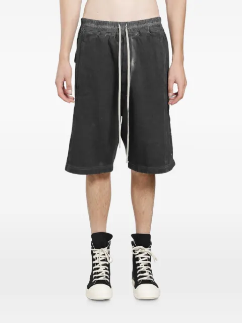 Rick Owens DRKSHDW Pusher drawstring-waist shorts Black DU02F6373