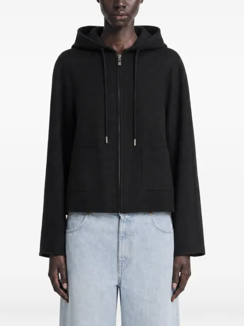 Max Mara zip-fastening hoodie Black 26086021600