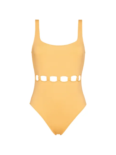 ERES Replay cut-out swimsuit Yellow 012677