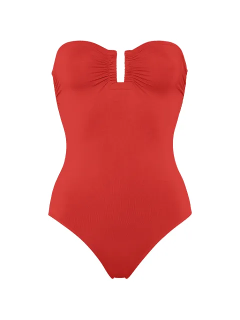ERES Cassiopée ruched swimsuit Orange 011406