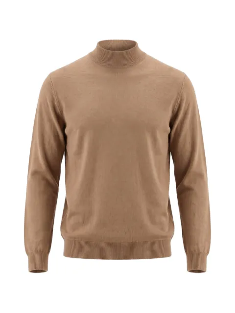 Drumohr high-neck knitted sweater Brown D0D144