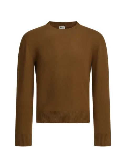 ALTUM crew-neck cashmere sweater Brown MNCREWCASHTOFFEE