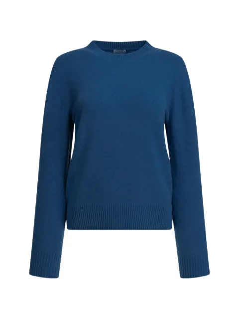 Semper crew-neck ribbed-trim sweater Blue WMNCREWCASH