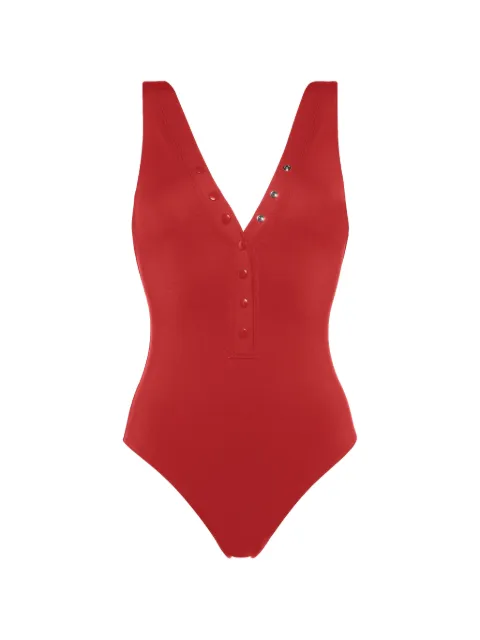 ERES Icône button-down swimsuit Orange 012427