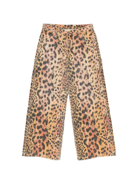 R13 leopard-print wide-leg trousers Neutrals R13MD252D493A