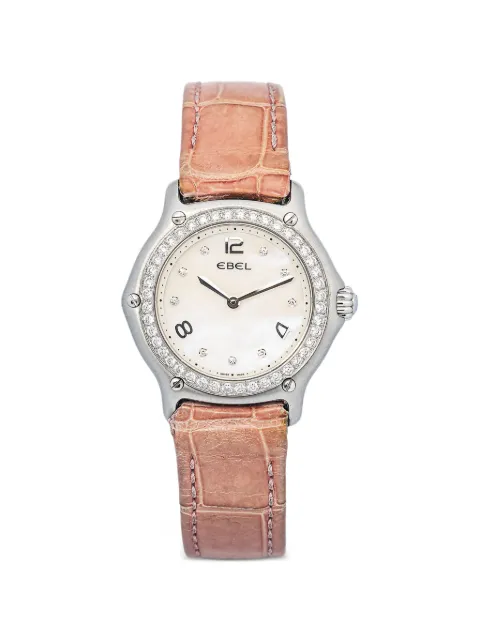 EBEL PREOWNED Classic 1911 diamond 34mm watch Neutrals E9090224