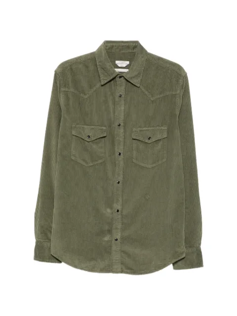 Jacob Cohën corduroy-texture shirt Green JUMC0002T689A