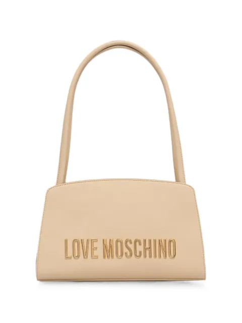 Love Moschino logo-plaque tote bag Neutrals JC4187PP1PKD0