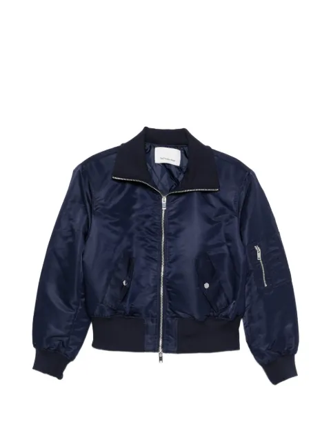 The Frankie Shop Storm zip-up bomber jacket Blue JAFS227043040103
