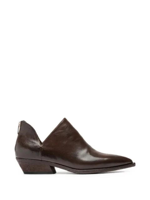 Officine Creative Noelie DD 106 leather ankle boots Brown OCDNOEL106IGNISH224