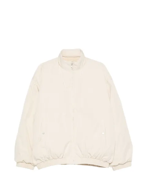 LAMRONS zip-up high-neck jacket Neutrals LMRS07OT1302