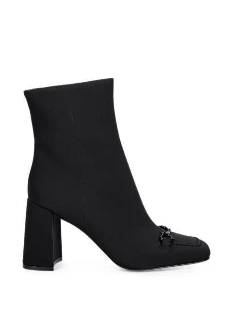 Love Moschino horsebit block-heel ankle boots Black JA21039G1PIMX
