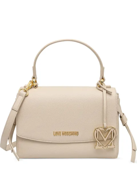 Love Moschino logo-plaque tote bag Neutrals JC4061PP1PLL0