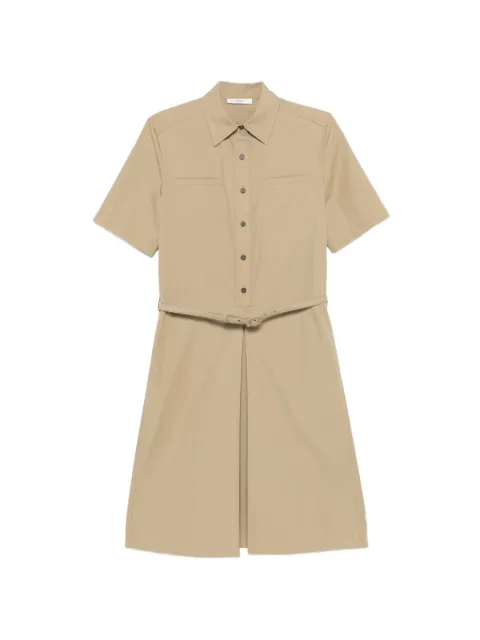 FENDI short-sleeve midi dress Neutrals FDD689AMVN