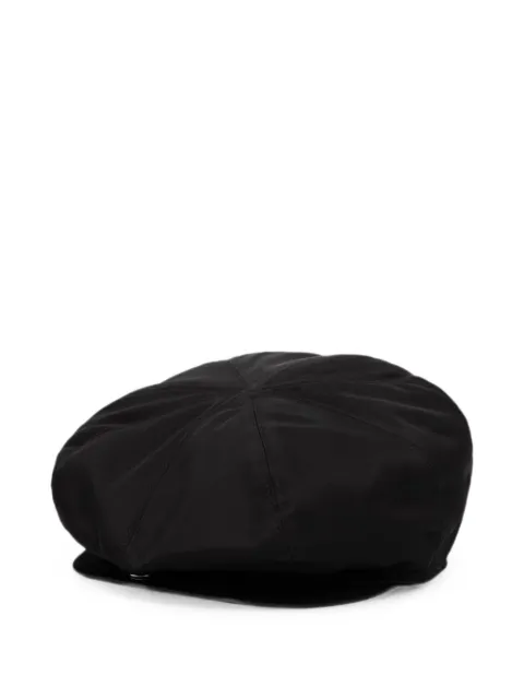 Moschino logo-patch beret Black 60812M5928