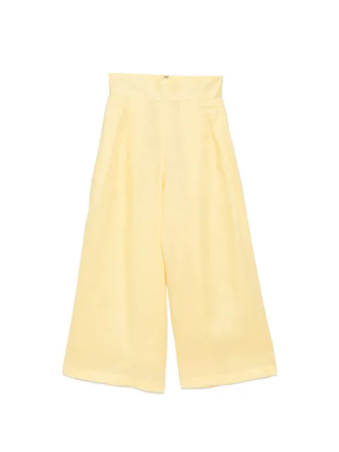 Bambah linen midi culottes Yellow BMFW2609