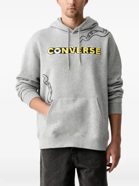 Converse x Minions standard fit hoodie Grey CVM6H227