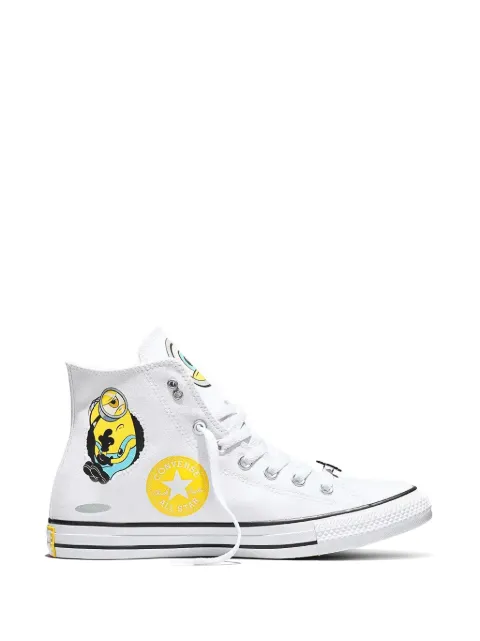 Converse x Minions Chuck Taylor All Star high top shoes White A21403C