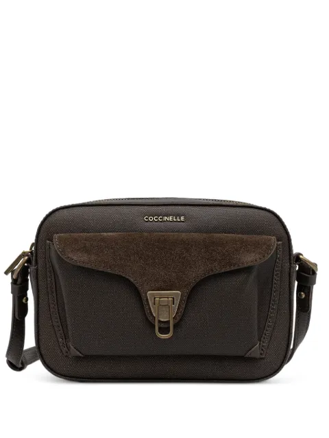 Coccinelle suede-flap cross-body bag Brown E1V3L150201