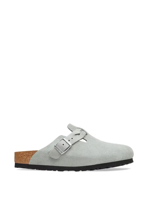 Birkenstock Boston braided suede clogs Grey 1032933