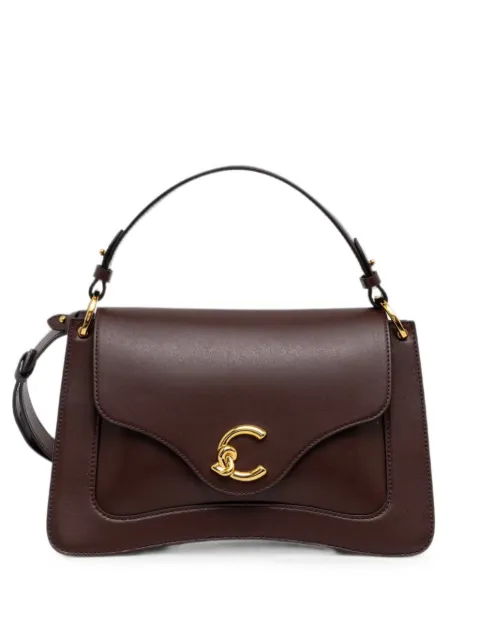 Coccinelle logo-plaque tote bag Red E1SSK180121