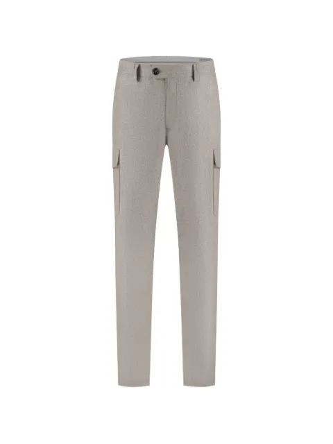 Brunello Cucinelli mélange-effect cargo trousers Neutrals M038PF1890C360